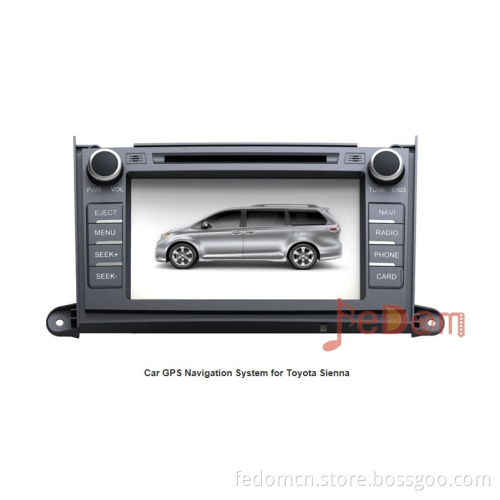 Toyota Sienna DVD Player GPS Navigation Radio Bluetooth Stereo Autoradio